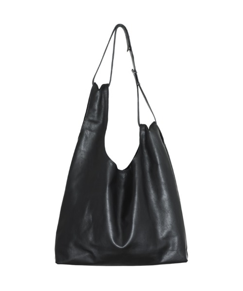 YArKA（ヤーカ）の「【YArKA/ヤーカ】 real leather 2way design marche  bag [wam5] / リアルレザー２ウェイデザインマルシェバッグ（トートバッグ・レディース・ブラック・FREE）」の5枚目の写真