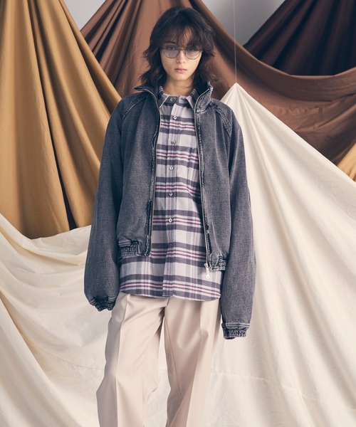 UNISEX》Prime-Over Chemical Over-Dye Sweat Track Jacket/プライム