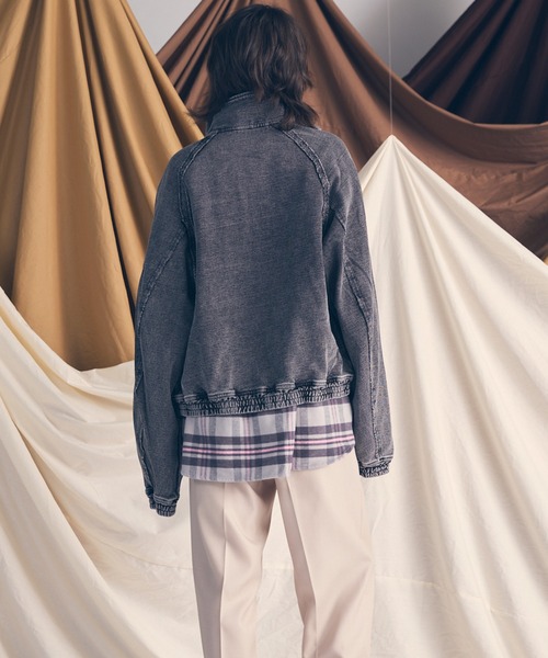 UNISEX》Prime-Over Chemical Over-Dye Sweat Track Jacket/プライム