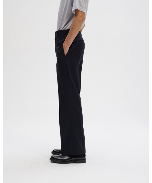 SUMMER MERINO WOOL STRAIGHT FIT SLACKS（スラックス