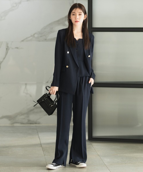 2025新作》【洗える/セットアップ対応/オフィスカジュアルスーツ
