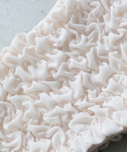 PURE BRIGHT（ピュアブライト）の「シャーリングデザインビスチェ（その他トップス・レディース・ブラック/アイボリー・FREE）」の11枚目の写真