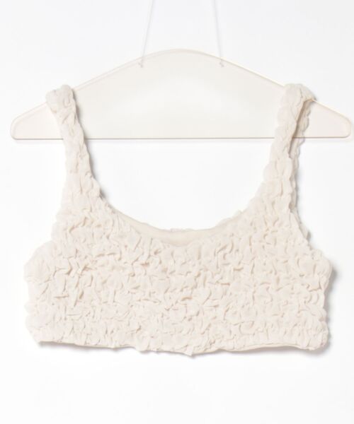 PURE BRIGHT（ピュアブライト）の「シャーリングデザインビスチェ（その他トップス・レディース・ブラック/アイボリー・FREE）」の13枚目の写真