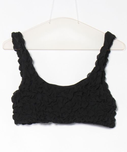 PURE BRIGHT（ピュアブライト）の「シャーリングデザインビスチェ（その他トップス・レディース・ブラック/アイボリー・FREE）」の14枚目の写真