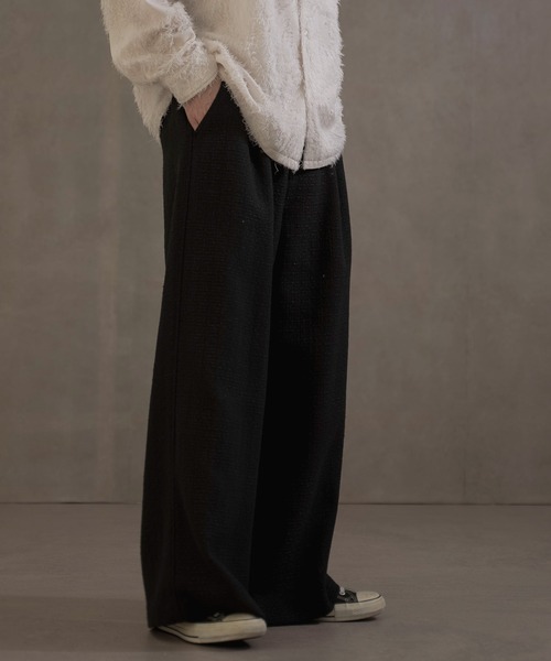 LUCY（ルーシー）の「LUCY/ツイードバギースラックス（スラックス・メンズ・ブラック・MEDIUM/LARGE）」の10枚目の写真