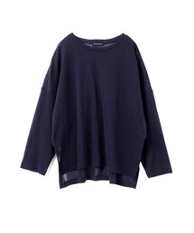 mizuiro ind◆長袖カットソー/--/レーヨン/NVY/1222 mizuiro ind(ミズイロインド) / 長袖カットソー/--/コットン/WHT