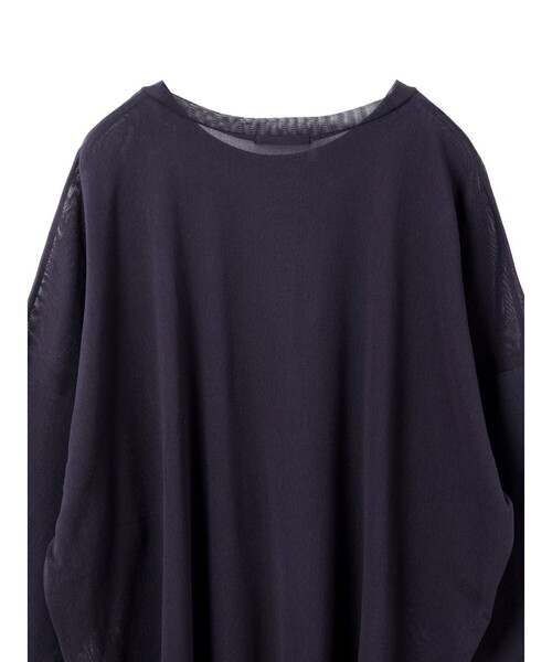 mizuiro ind メッシュロングスリーブワイドT（Tシャツ