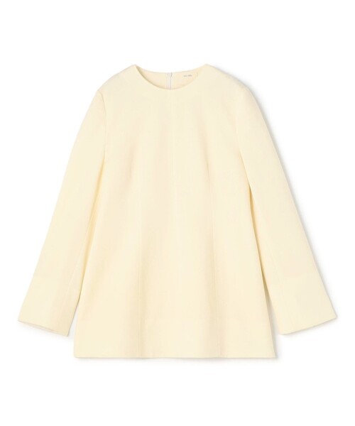 DES PRES（デ・プレ）の「ウールジョーゼット プルオーバーブラウス（シャツ/ブラウス・レディース・グレー/ブラック/ホワイト・FREE）」の2枚目の写真