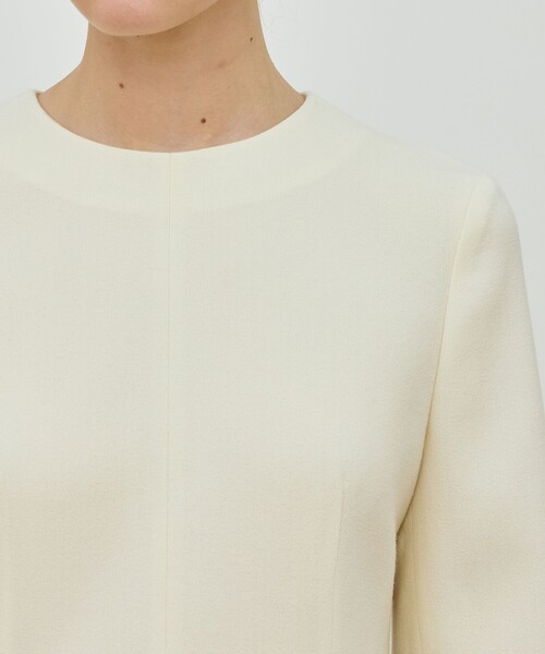 DES PRES（デ・プレ）の「ウールジョーゼット プルオーバーブラウス（シャツ/ブラウス・レディース・グレー/ブラック/ホワイト・FREE）」の8枚目の写真