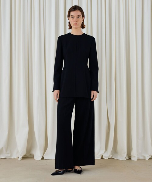 DES PRES（デ・プレ）の「ウールジョーゼット プルオーバーブラウス（シャツ/ブラウス・レディース・グレー/ブラック/ホワイト・FREE）」の12枚目の写真