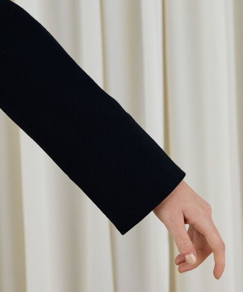 DES PRES（デ・プレ）の「ウールジョーゼット プルオーバーブラウス（シャツ/ブラウス・レディース・グレー/ブラック/ホワイト・FREE）」の17枚目の写真