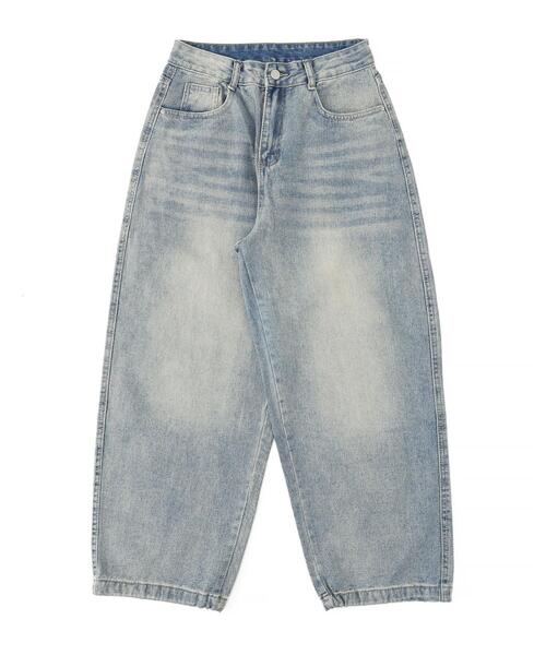 WOND(ウォンド)の「WOND/バックポケットロゴバギーデニム(デニムパンツ・レディース・ブラック/ライトインディゴブルー/インディゴブルー・SMALL/MEDIUM)」の20枚目の写真