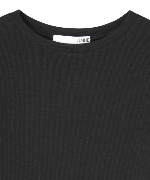JENNE 黒 長袖 トップス 日本製とろけるカットソー セール】日本製とろけるカットソー（Tシャツ/カットソー