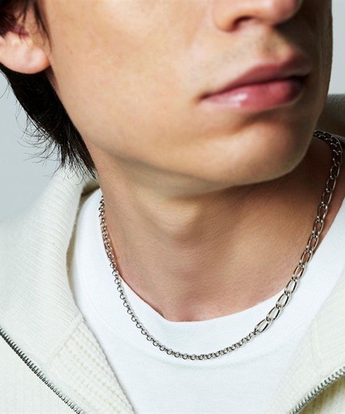 4℃ HOMME+(ヨンドシーオムプラス)の「シルバー チェーン ネックレス(ネックレス・メンズ・シルバー・FREE)」の4枚目の写真