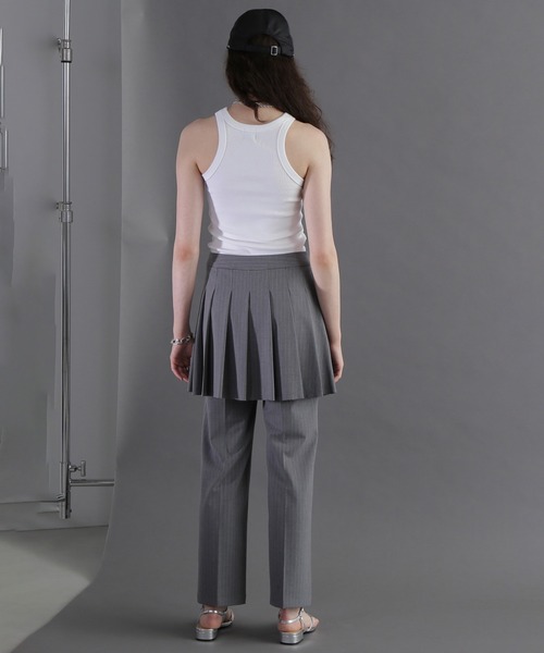 ROSE BUD(ローズバッド)の「(CREOLME)ボックスプリーツスカートパンツ(その他パンツ・レディース・グレー・S)」の15枚目の写真