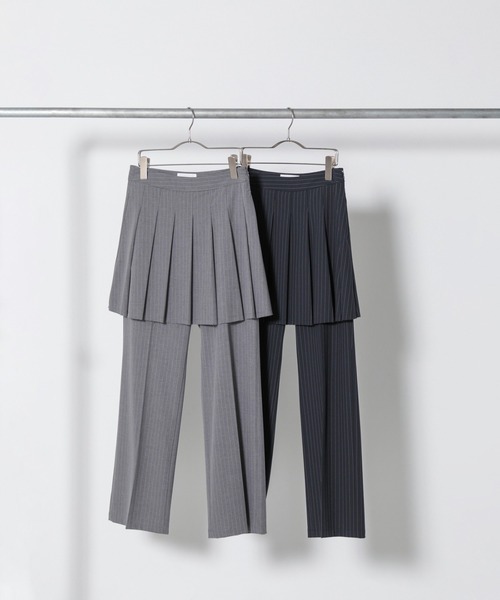 ROSE BUD(ローズバッド)の「(CREOLME)ボックスプリーツスカートパンツ(その他パンツ・レディース・グレー・S)」の18枚目の写真