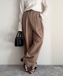 fredy emue | ナイロンギャザータックパンツ(その他パンツ)