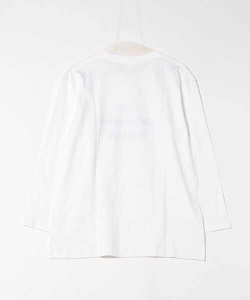 aimoha（アイモハ）の「プリントデザインロングスリーブTシャツ（Tシャツ/カットソー・レディース・ホワイト・FREE）」の2枚目の写真