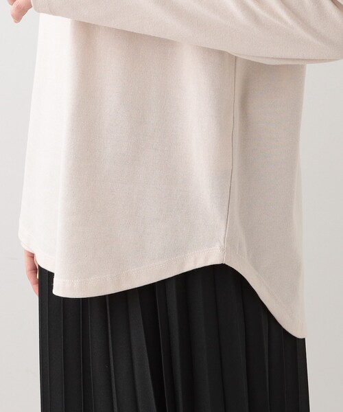 SHOO・LA・RUE(シューラルー)の「【S-LL】ロゴの立体感が魅力 ブラシ刺繍ロンT(Tシャツ/カットソー・レディース・チャコールグレー/オフホワイト/ライトベージュ・01/02/03/04)」の21枚目の写真