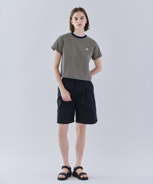DANTON(ダントン)の「DANTON | クルーネック ショートTシャツ STRIPE WOMEN(Tシャツ/カットソー・レディース・ベージュ系その他/ブルー系その他6・S/M)」の10枚目の写真