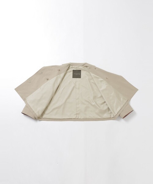 MACKINTOSH LONDON(マッキントッシュ ロンドン)の「【FYVIE/フィビー】バイカラータフタダブルブレストコート(トレンチコート・レディース・ベージュ/ネイビー・38)」の13枚目の写真