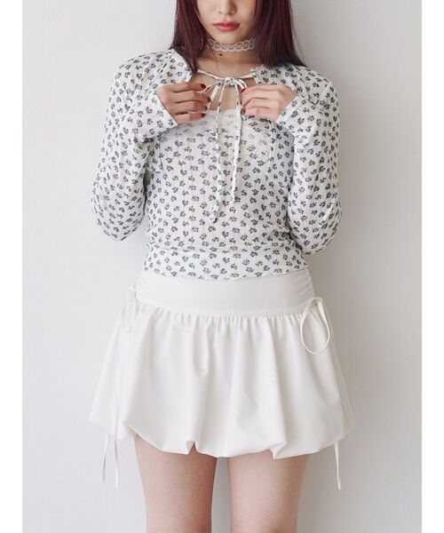 jouetie（ジュエティ）の「ランジェリーアンサンブル（アンサンブル・レディース・ピンク/オフホワイト・MEDIUM）」の4枚目の写真