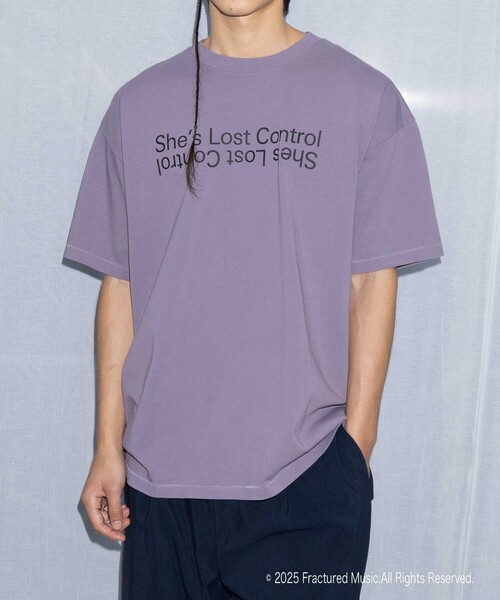 MONKEY TIME(モンキータイム)の「<JOY DIVISION × monkey time> プリント Tシャツ(Tシャツ/カットソー・メンズ・パープル/ホワイト/ブラック・S/M/L/XL)」の6枚目の写真