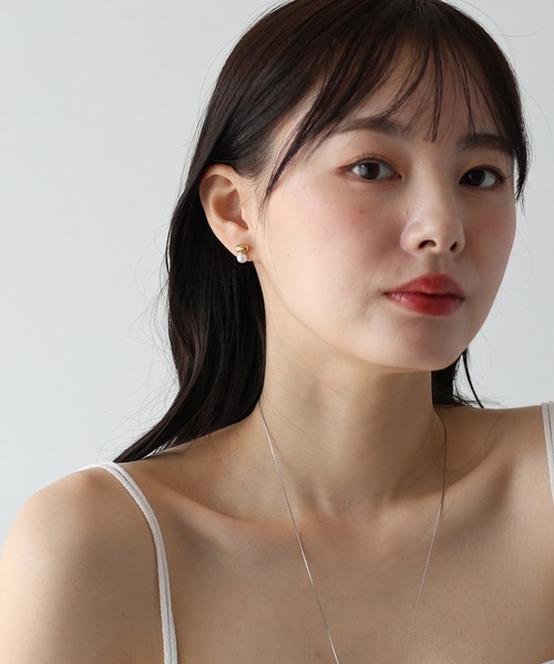 BLUEEAST（ブルーイースト）の「ボールパールピアス / サージカルステンレス（ピアス（両耳用）・レディース・シルバー/ゴールド・FREE）」の7枚目の写真
