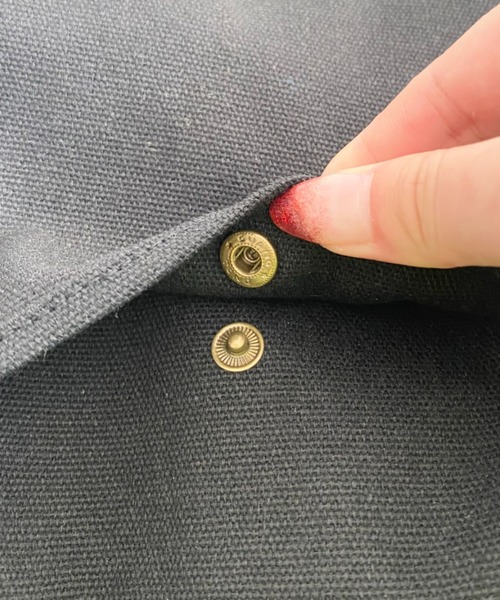wears(ウェアーズ)の「多収納 A4収納可能 ポケット付きトートバッグ 綿トートバッグ(トートバッグ・レディース・ブラック/アイボリー・FREE)」の8枚目の写真
