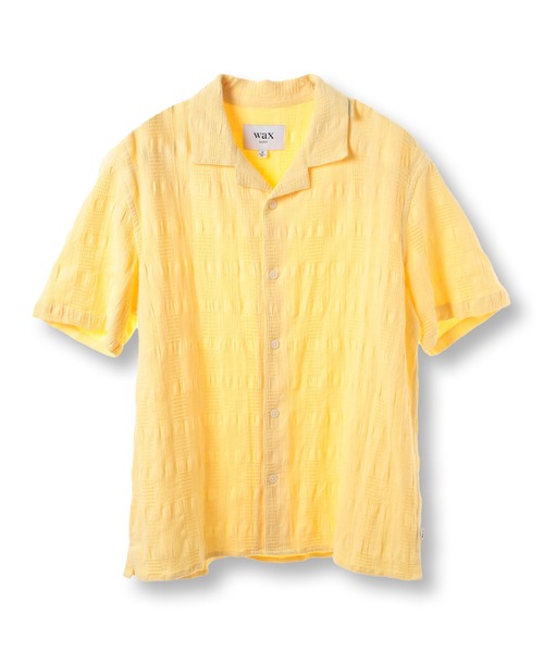 MEN'S BIGI(メンズビギ)の「【Wax London/ワックスロンドン】ジャガードシャツ(Tシャツ/カットソー・メンズ・ブルー/ホワイト/イエロー・02/03)」の3枚目の写真
