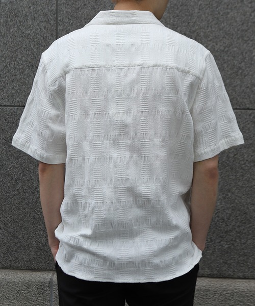 MEN'S BIGI(メンズビギ)の「【Wax London/ワックスロンドン】ジャガードシャツ(Tシャツ/カットソー・メンズ・ブルー/ホワイト/イエロー・02/03)」の15枚目の写真