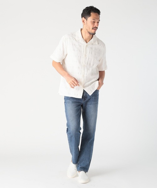 MEN'S BIGI(メンズビギ)の「【Wax London/ワックスロンドン】ジャガードシャツ(Tシャツ/カットソー・メンズ・ブルー/ホワイト/イエロー・02/03)」の11枚目の写真