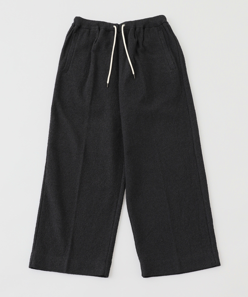walenode(ウェルノード)の「walenode (ウェルノード) Paper boucle Uncle pants(その他パンツ・メンズ・チャコールグレー・2)」の1枚目の写真