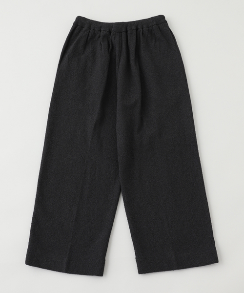 walenode(ウェルノード)の「walenode (ウェルノード) Paper boucle Uncle pants(その他パンツ・メンズ・チャコールグレー・2)」の3枚目の写真