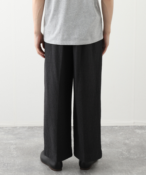 walenode(ウェルノード)の「walenode (ウェルノード) Paper boucle Uncle pants(その他パンツ・メンズ・チャコールグレー・2)」の5枚目の写真