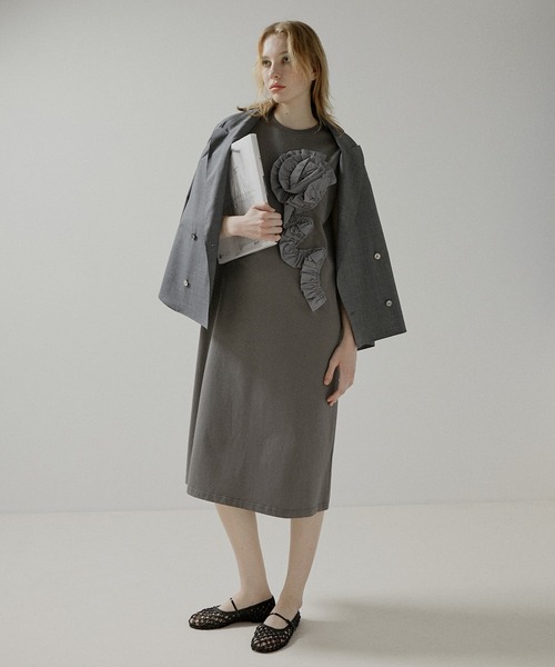 ジャカードボンバードレス Jacquard Bomber   ルシェルブルー ジャカードボンバードレス Jacquard Bomber ルシェルブルー