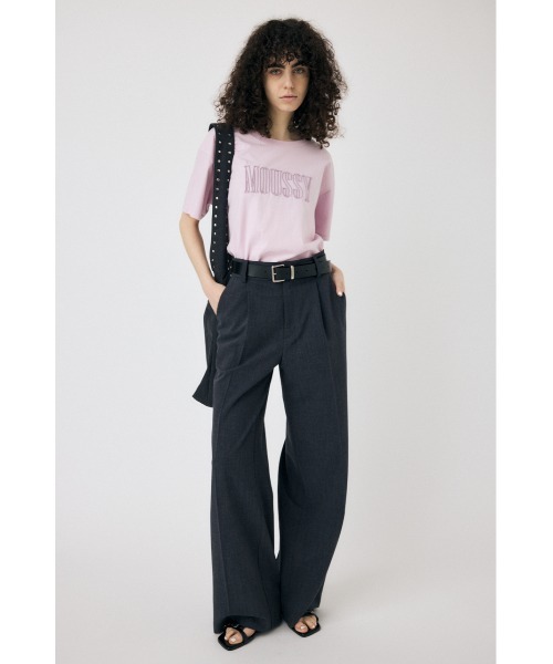 MOUSSY(マウジー)の「【ZOZO・一部店舗限定】MOUSSY EMBROIDERY Tシャツ(Tシャツ/カットソー・レディース・ブラック/ブルー/ホワイト/ピンク・FREE)」の19枚目の写真