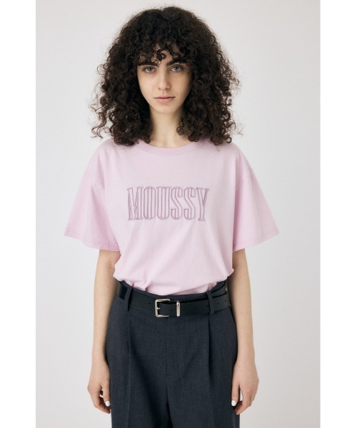 セール】【ZOZO・一部店舗限定】MOUSSY EMBROIDERY Tシャツ（T