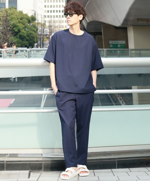 LAKOLE（ラコレ）の「【セットアップ可】DRYワッシャーワキポケプルオーバー / 289688（Tシャツ/カットソー・メンズ・ネイビー/ライトグレー/ブラック/ブラウン系その他・SMALL/MEDIUM/LARGE/X-LARGE）」の8枚目の写真