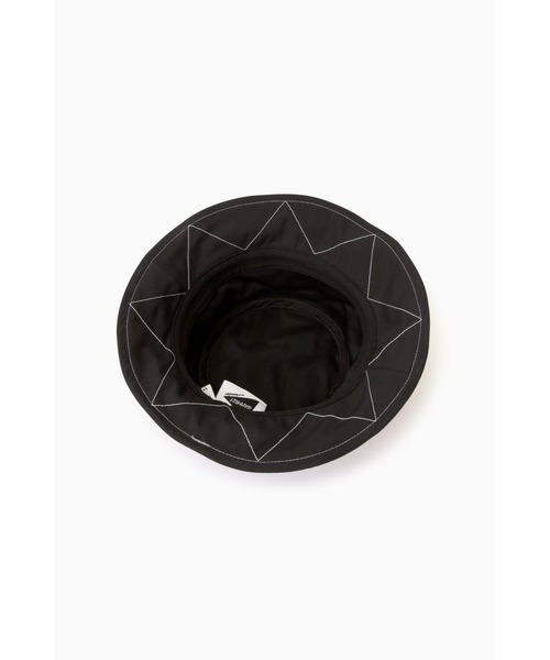 たらっち Gramicci×and wander Zigzag Stitch Hat(F Black/ブラック