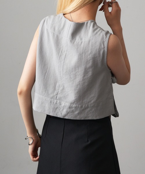 MAGASIN DE MODE Onjna(マガジンデモードオンジェナ )の「【MAGASIN DE MODE Onjna】タクティカルショートベスト trc(ベスト・レディース・グレー/カーキ/ブラック・FREE)」の8枚目の写真
