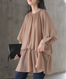 透明感。 ふわり シフォンブラウス