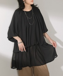 透明感。 ふわり シフォンブラウス