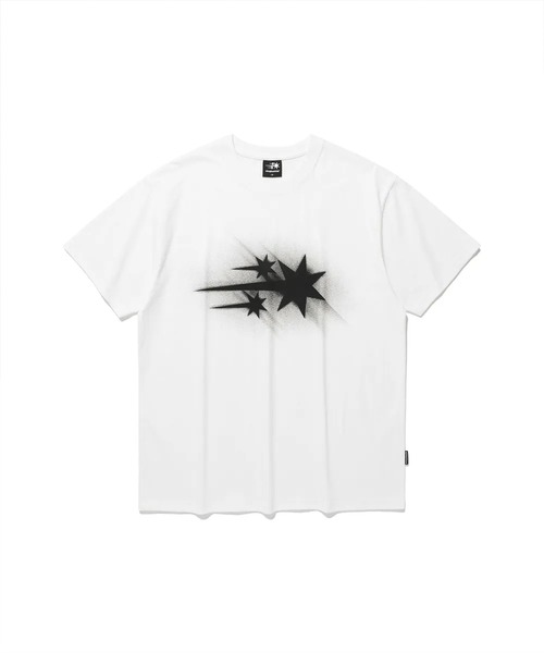 NICE GHOST CLUB(ナイスゴーストクラブ)の「A'GEM/9 × .kom 『NICE GHOST CLUB/ナイスゴーストクラブ』 MOVING SYMBOL TEE/ムービング シンボル TEE(Tシャツ/カットソー・レディース・ホワイト/ブラック・S)」の9枚目の写真