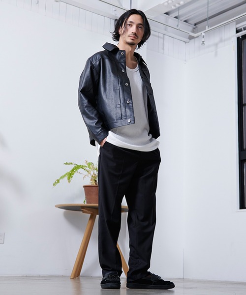 SILVER BULLET（シルバーバレット）の「『SILVER BULLET SELECT AP/シルバーバレットセレクト』Uネック ワッフルトールタンクトップ【gb】（Tシャツ/カットソー・メンズ・グレー/ブラック/オフホワイト・LL/M/L）」の10枚目の写真
