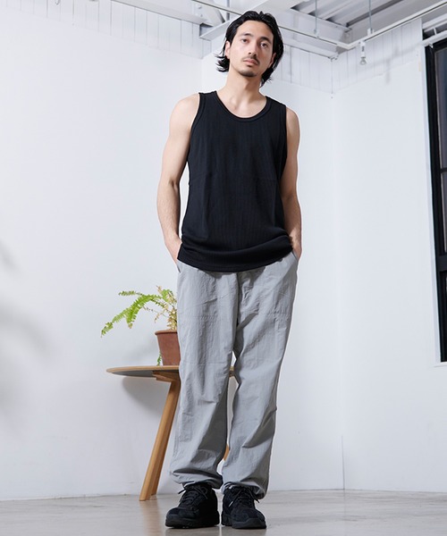SILVER BULLET（シルバーバレット）の「『SILVER BULLET SELECT AP/シルバーバレットセレクト』Uネック ワッフルトールタンクトップ【gb】（Tシャツ/カットソー・メンズ・グレー/ブラック/オフホワイト・LL/M/L）」の14枚目の写真