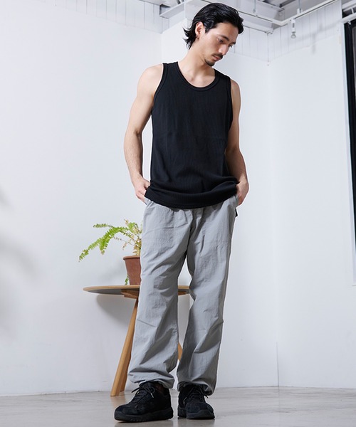 SILVER BULLET（シルバーバレット）の「『SILVER BULLET SELECT AP/シルバーバレットセレクト』Uネック ワッフルトールタンクトップ【gb】（Tシャツ/カットソー・メンズ・グレー/ブラック/オフホワイト・LL/M/L）」の15枚目の写真