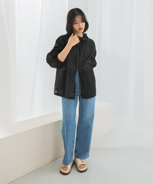 サンプル品　シアーパーカーブルゾン シアーパーカーブルゾン | 京都通販ミセスのファッション館・本店