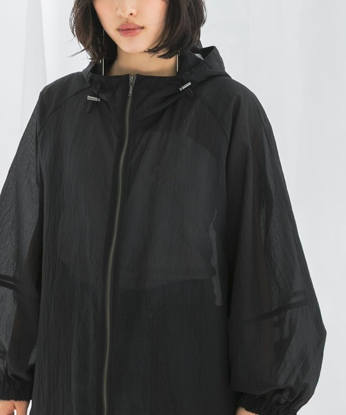 URBAN RESEARCH ROSSO WOMEN(アーバンリサーチ ロッソ)の「シアーパーカーブルゾン(ブルゾン・レディース・ブラック/ホワイト・FREE)」の20枚目の写真