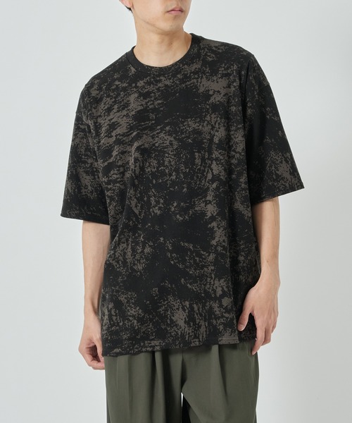 markaware(マーカウェア)の「【markaware/marka】BALL GAMES TEE(Tシャツ/カットソー・メンズ・ブラック/オフホワイト/マルチ・1/2)」の1枚目の写真